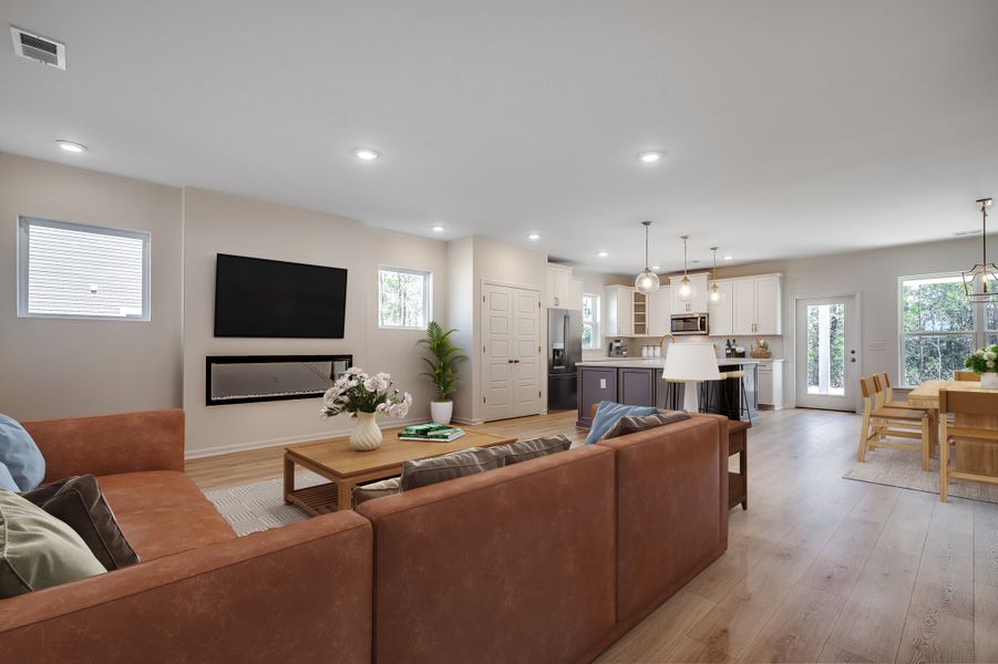 Representative furnished interior of a home built from the Leyland by Beazer Homes in Northbrook, Murrells Inlet (Image 11). Representative furnished interior of a home built from the Leyland by Beazer Homes in Northbrook, Murrells Inlet (Image 11).
