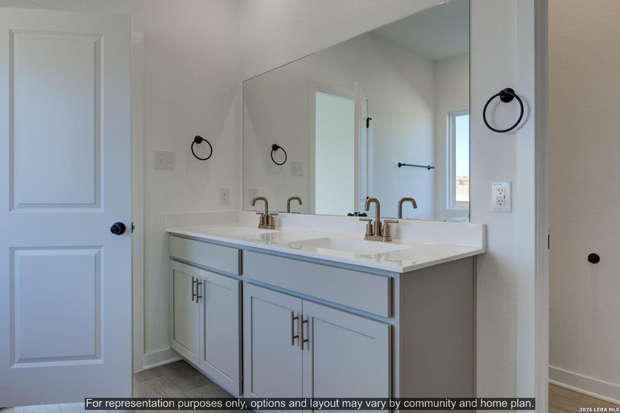 Furnished interior view inside a new home in The Wilder, Adkins (Image 8).