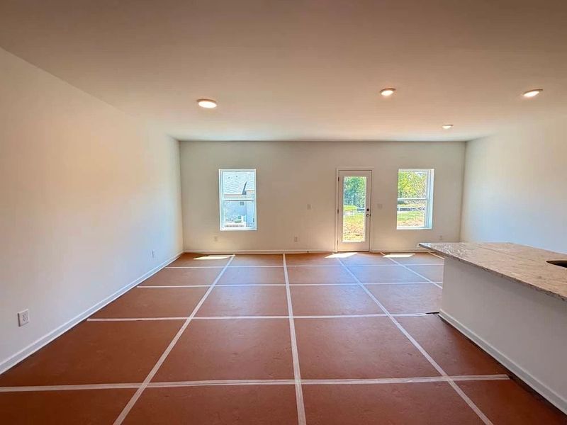 Family Room Construction Progress