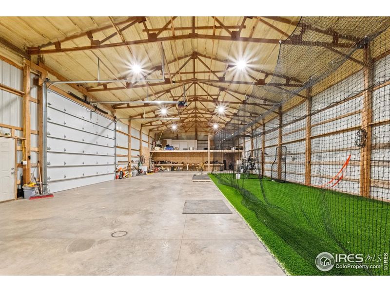 14' tall overhead door with an 8' reinforced concrete approach, complete with rebar for durability-ideal for accommodating large equipment and vehicles