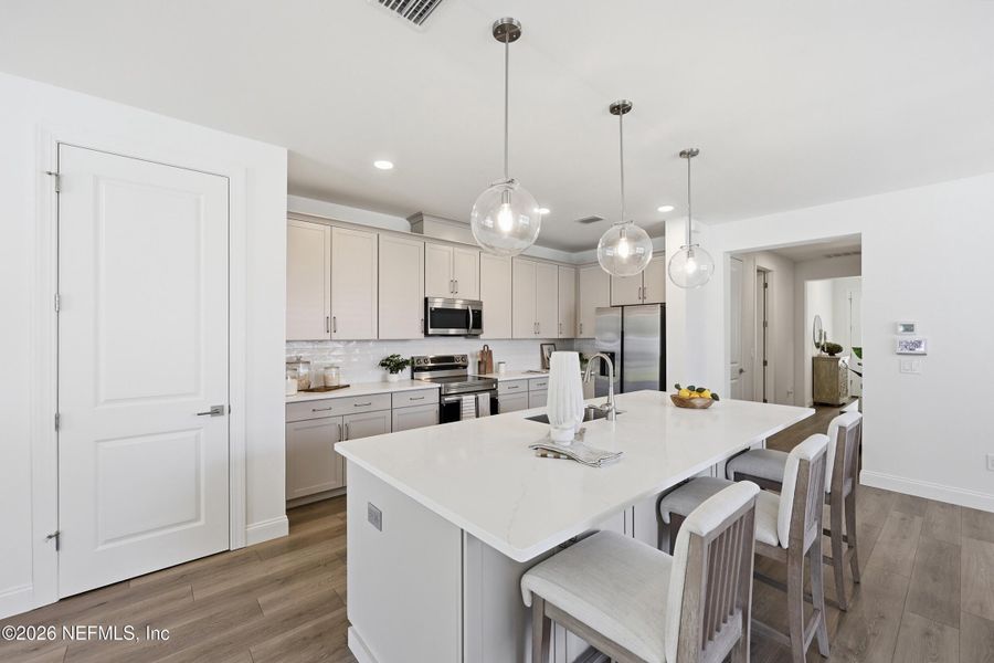 Furnished interior view inside a new home in Palm Coast Homes, Palm Coast (Image 16).
