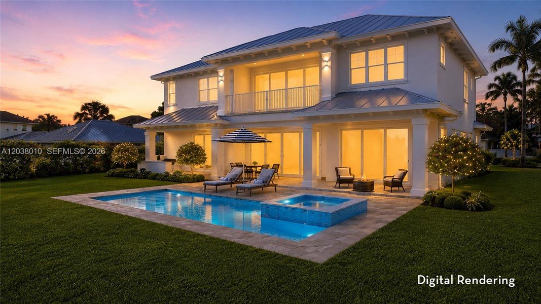 Exterior details and patio area of a home in , Hobe Sound (Image 3). Exterior details and patio area of a home in , Hobe Sound (Image 3).