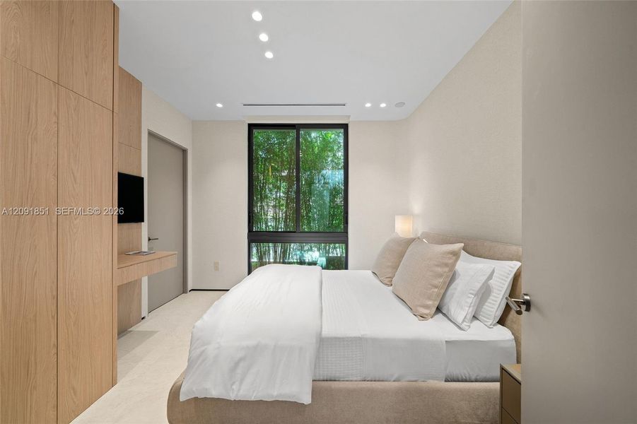 Furnished interior view inside a new home in , Miami Beach (Image 7). Furnished interior view inside a new home in , Miami Beach (Image 7).