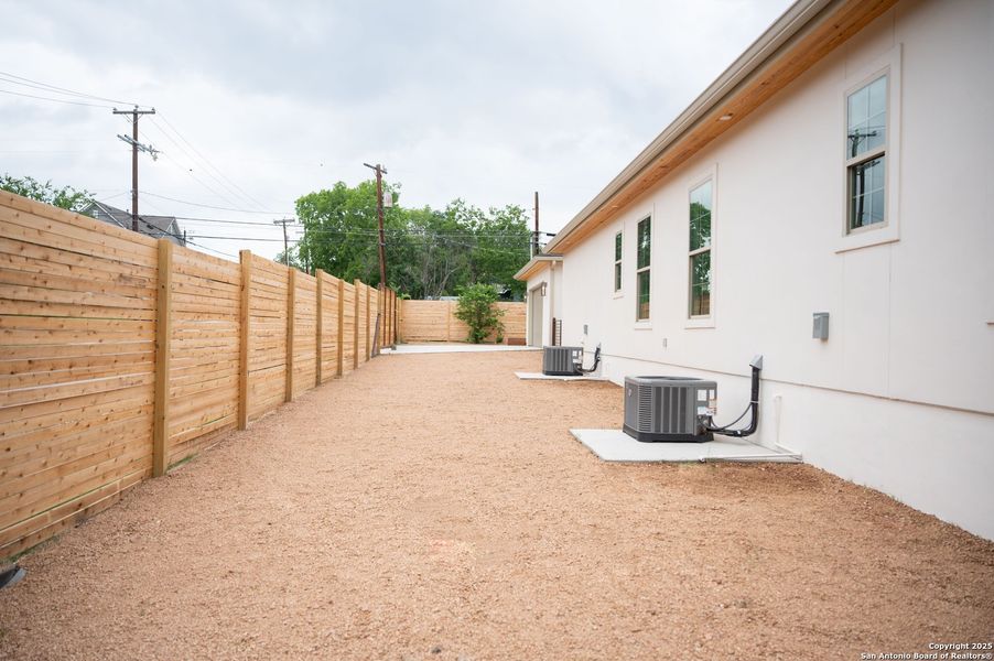 Exterior details and patio area of a home in , Terrell Hills (Image 28). Exterior details and patio area of a home in , Terrell Hills (Image 28).
