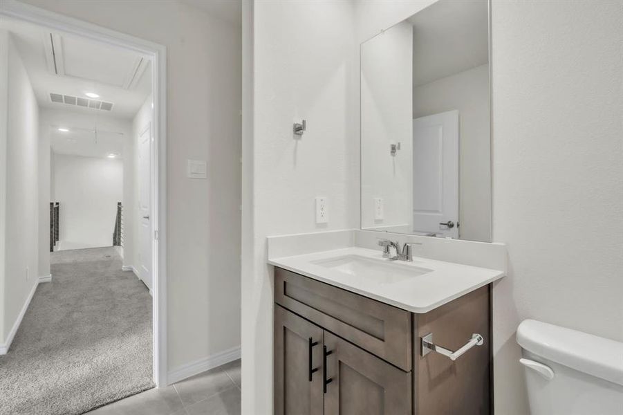 Furnished interior view inside a new home in The Landing at Hidden Lakes, McKinney (Image 8).