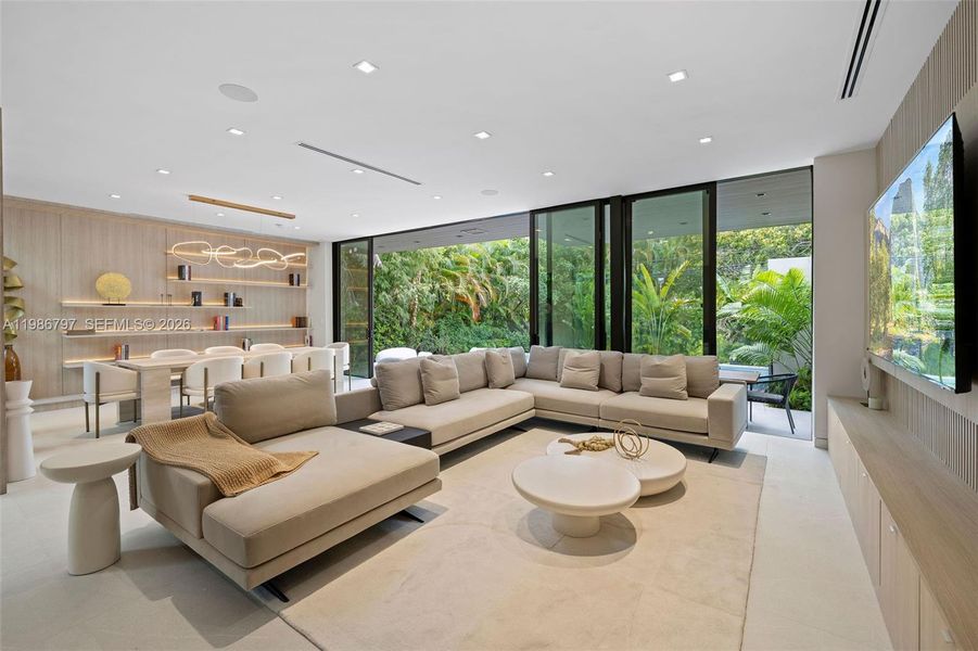 Furnished interior view inside a new home in , Miami Beach (Image 32).