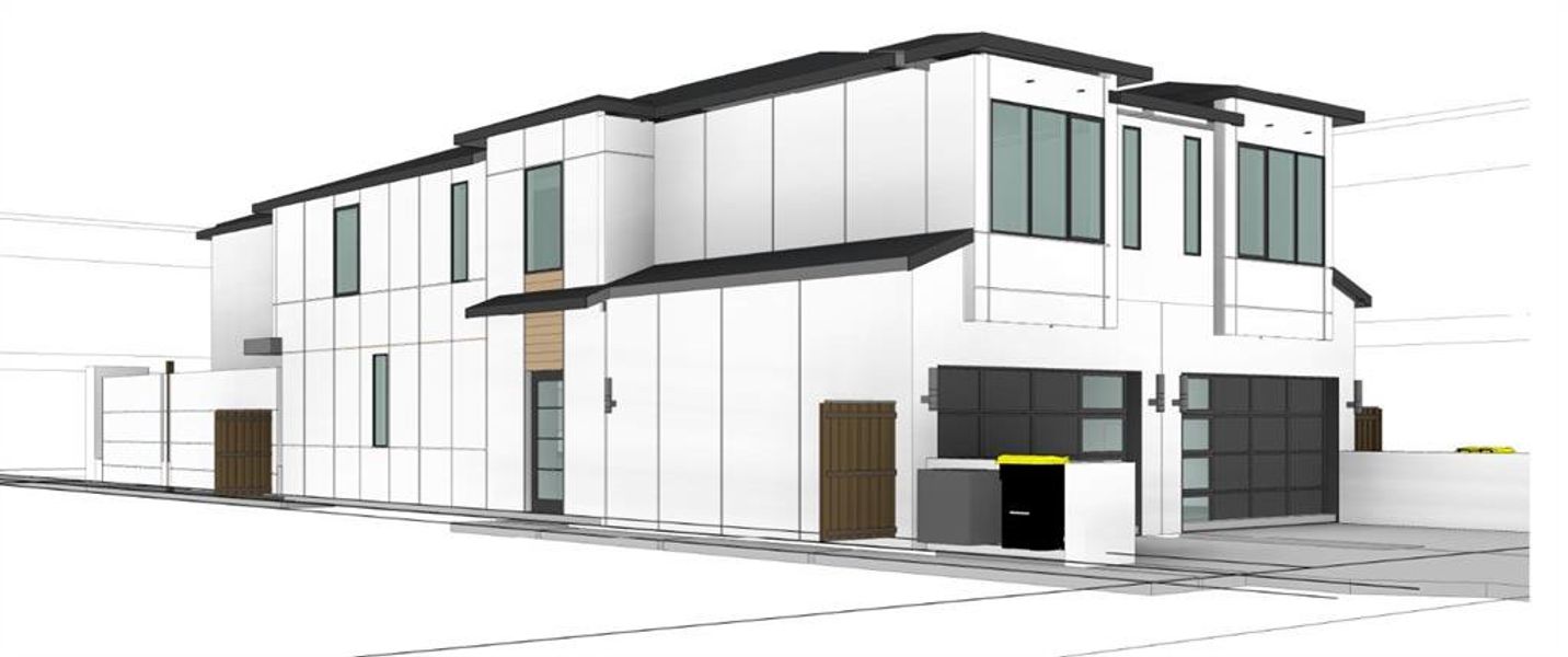 Exterior rendering of this home design in , Dallas, TX (Image 4).