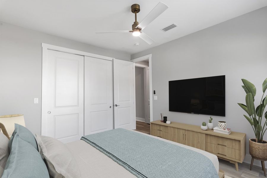 Representative furnished interior of a home built from the Marino by Brock Built in Nautilus Pointe, Inlet Beach (Image 18).