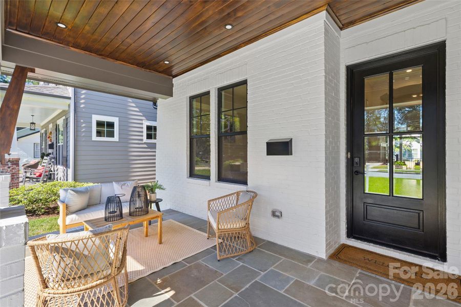 Exterior details and patio area of a home in , Charlotte (Image 3).