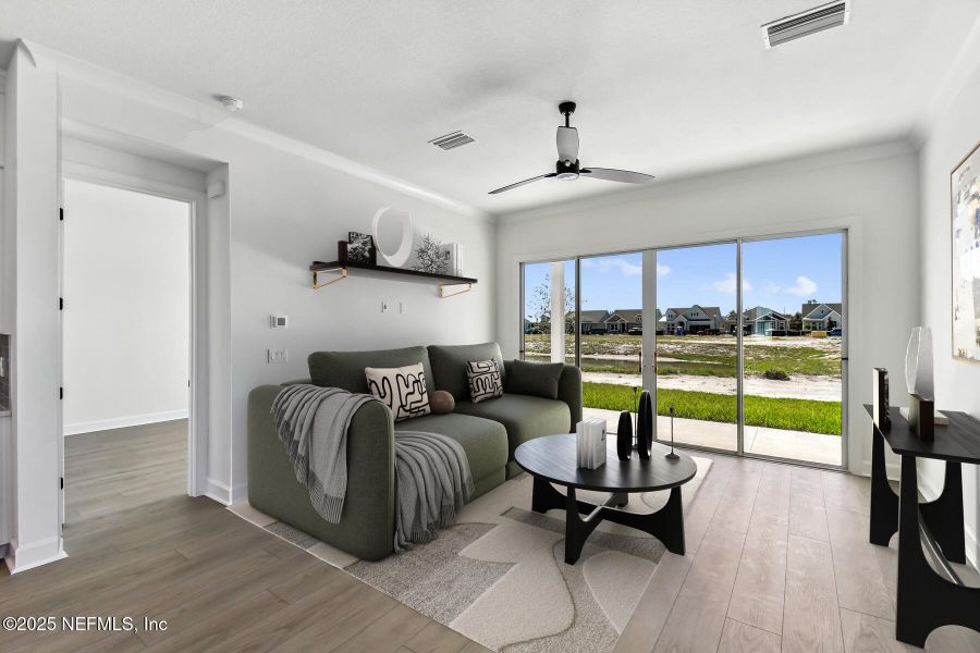 Furnished interior view inside a new home in Seven Pines 50' Front Entry, Jacksonville (Image 5).