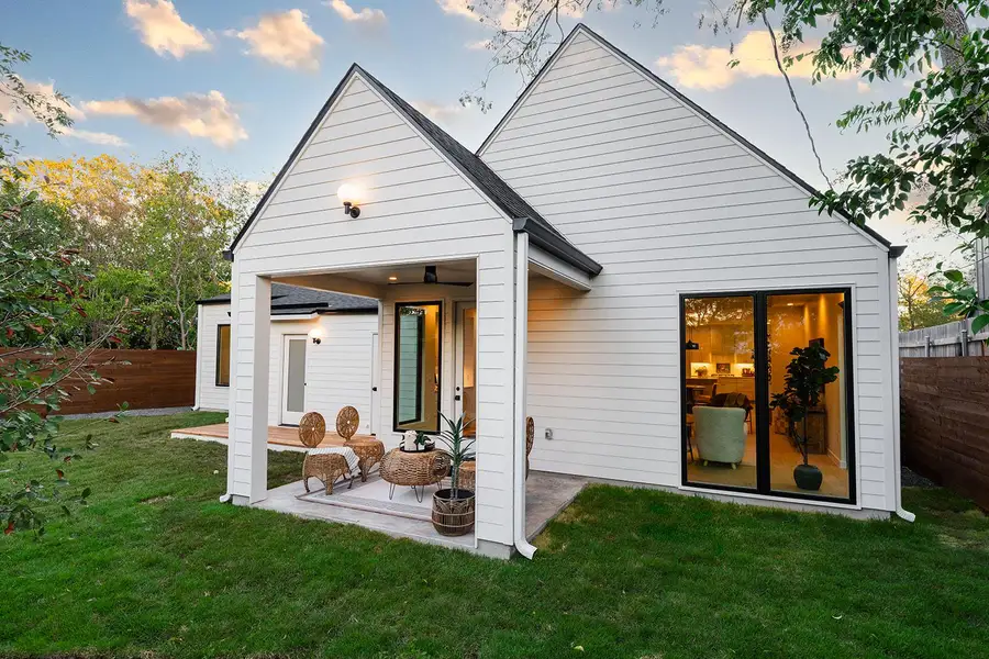 Rear view of property