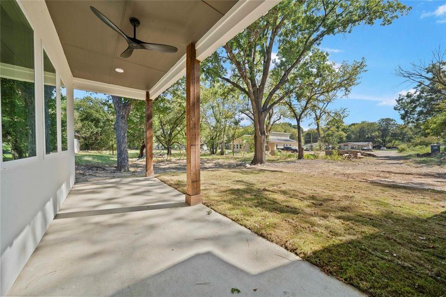 Exterior details and patio area of a home in , Dallas (Image 26). Exterior details and patio area of a home in , Dallas (Image 26).
