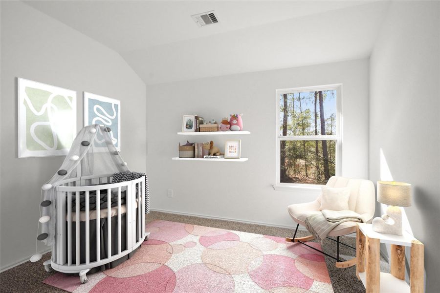 Furnished interior view inside a new home in River Ranch Meadows, Dayton (Image 4).