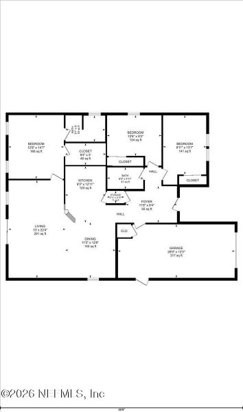 2D floor plan layout of this home in , Palatka, FL (Image 5).