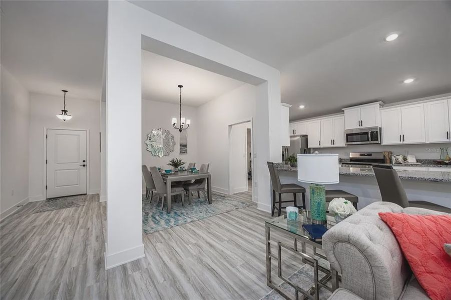 Furnished interior view inside a new home in Briarwood, Alachua (Image 6).