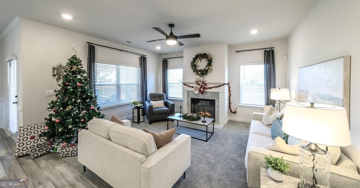 Furnished interior view inside a new home in Canterbury Villas, Carrollton (Image 8).
