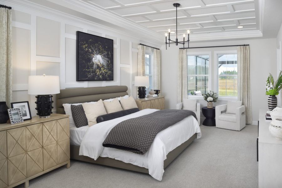 Representative furnished interior of a home built from the Key Largo II by Homes by WestBay in Barrington Preserve, Brandon (Image 14).