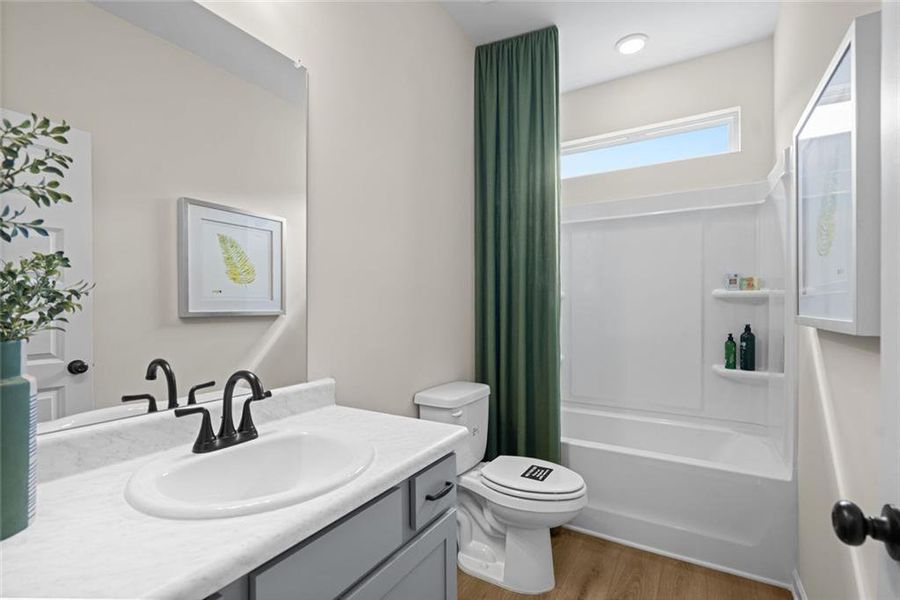 Furnished interior view inside a new home in Sanders Park, Austell (Image 7).