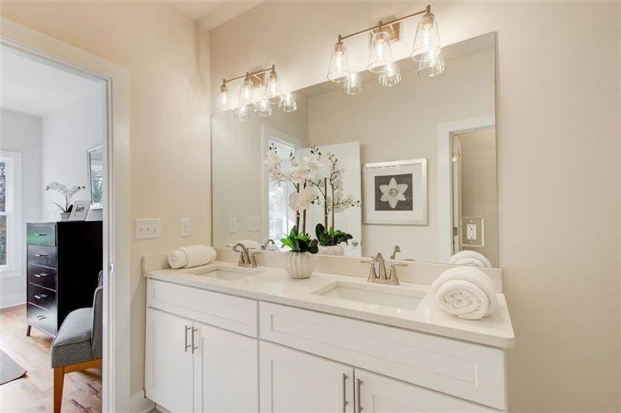 Furnished interior view inside a new home in , Atlanta (Image 6).