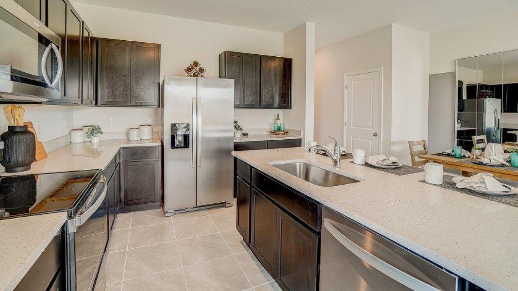 Furnished interior view inside a new home in Woodcreek, Wesley Chapel (Image 11).