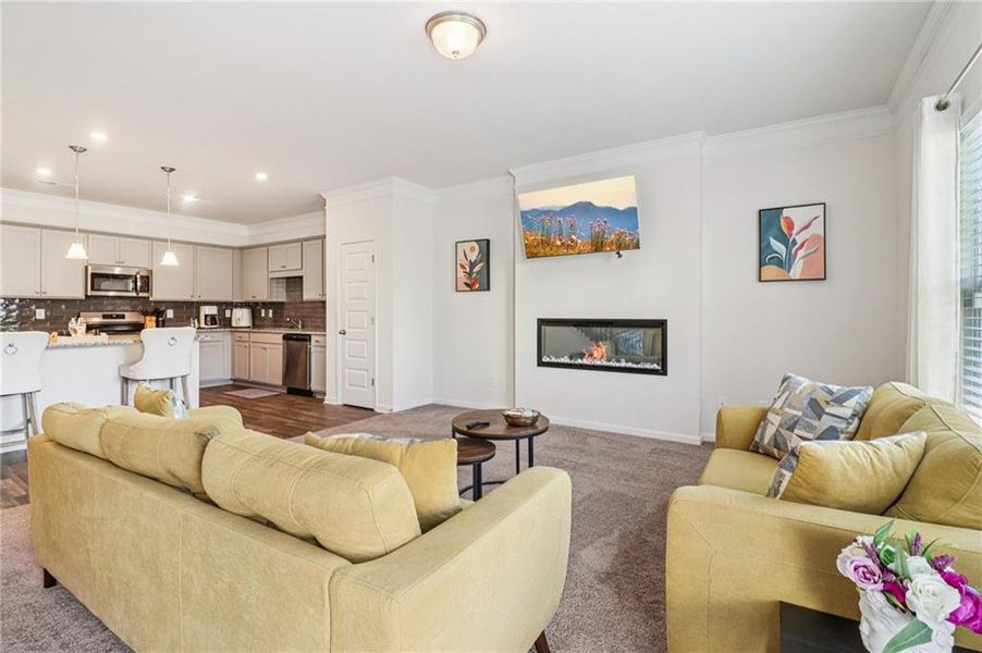 Furnished interior view inside a new home in , Powder Springs (Image 11).