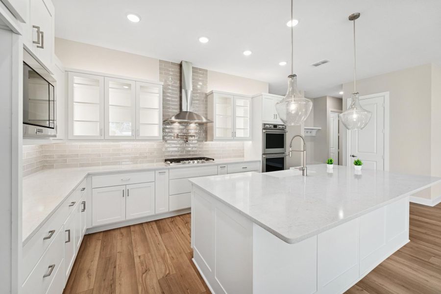 Furnished interior view inside a new home in The Meadows at Imperial Oaks, Conroe (Image 7).