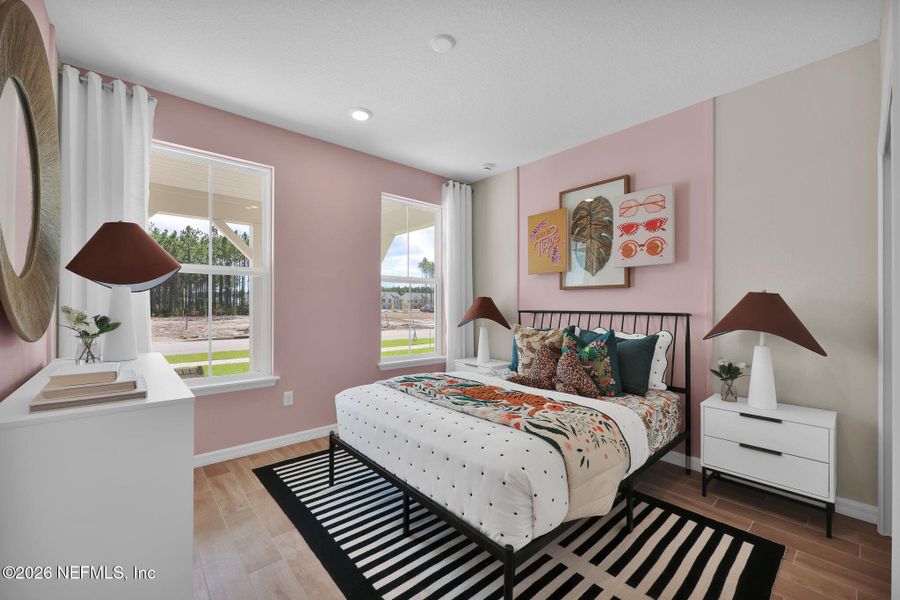 Furnished interior view inside a new home in Westerly Park at Wildlight, Yulee (Image 18).