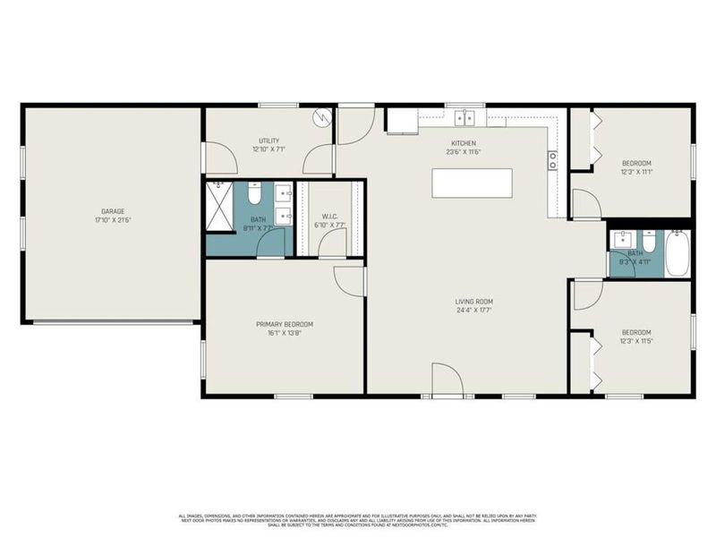 2D floor plan layout of this home in , Temple, GA (Image 3).