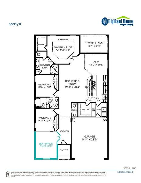 Shelby II - Home Layout Shelby II - Home Layout