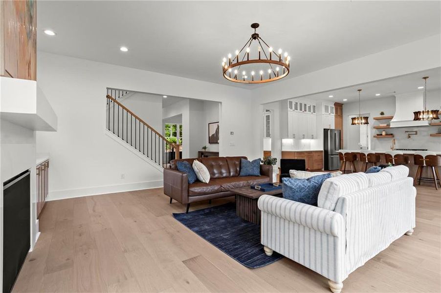 Furnished interior view inside a new home in , Marietta (Image 17). Furnished interior view inside a new home in , Marietta (Image 17).