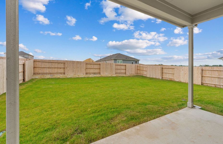 Covered Back Patio
