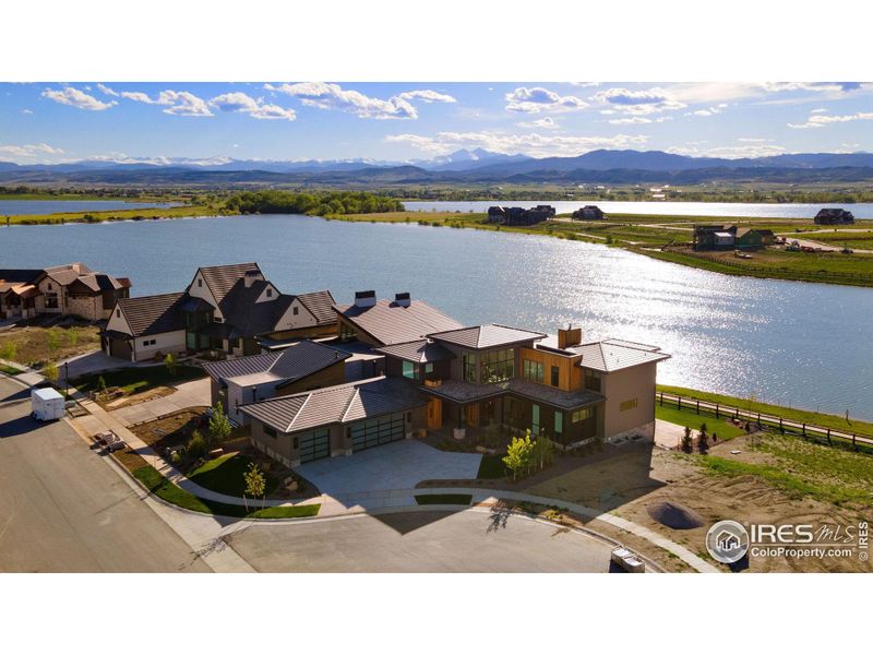 Lake Front Location with Mountain Views