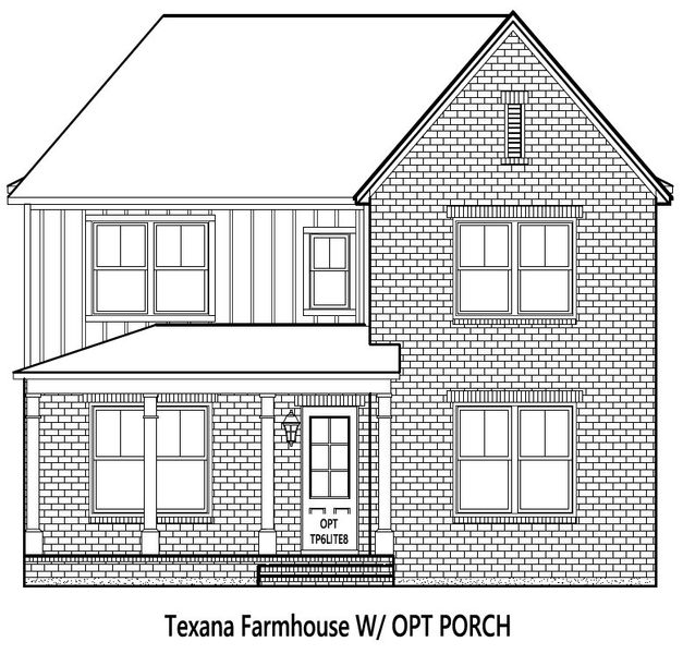 Representative rendering of the exterior for the Hickory by Cambridge Homes (Image 10).