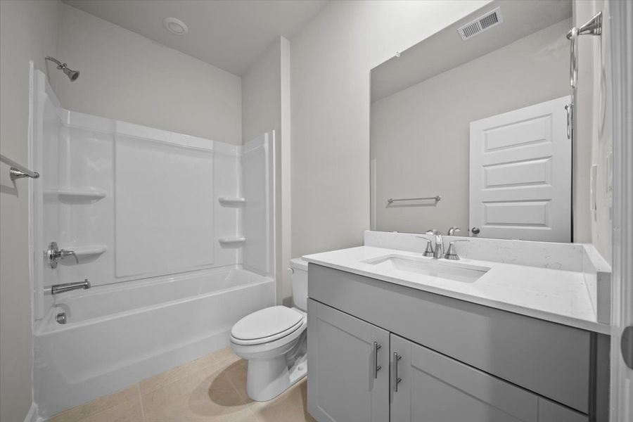 Furnished interior view inside a new home in Village at White Pine, Pendleton (Image 5).