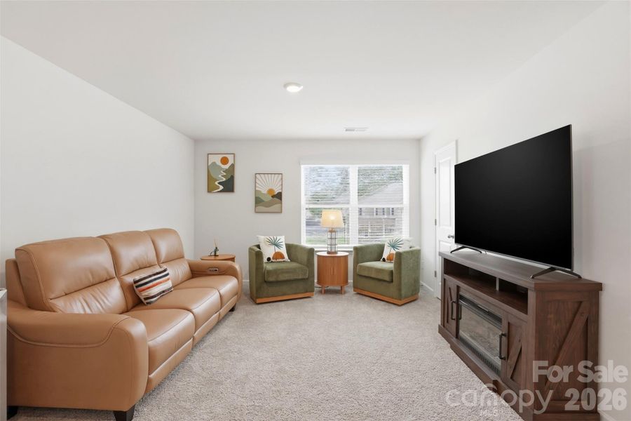 Furnished interior view inside a new home in Secrest Commons, Monroe (Image 25).
