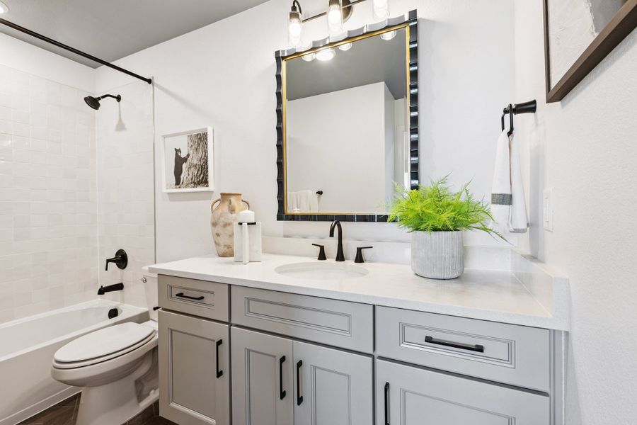 Representative furnished interior of a home built from the Jansen by Risewell Homes in Cherry Meadows, Brighton (Image 12).