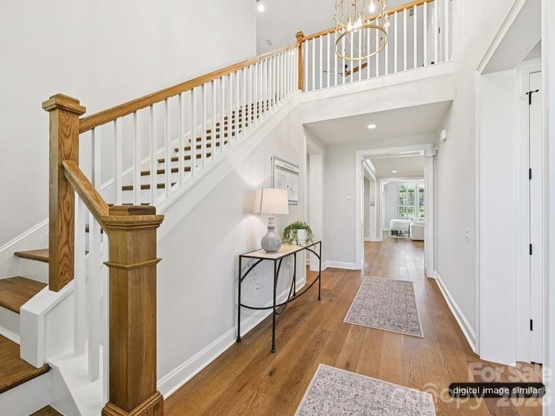 Furnished interior view inside a new home in , Charlotte (Image 5). Furnished interior view inside a new home in , Charlotte (Image 5).