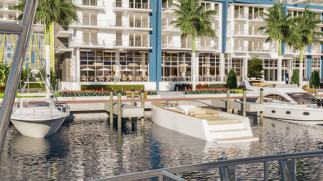 SEAHAWK PRIME EXTERIOR/MARINA RENDERING