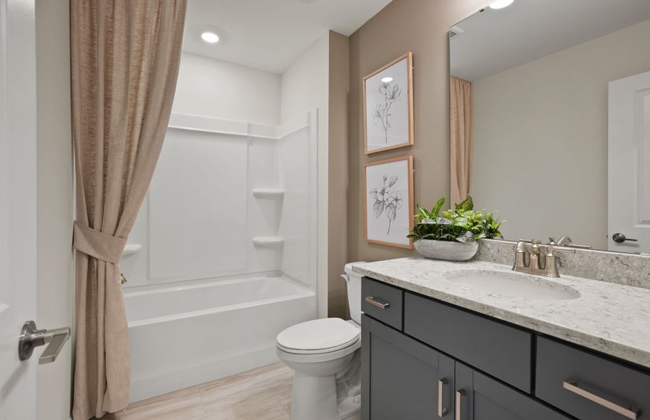 Representative furnished interior of a home built from the Bedrock by Pulte Homes in Riverstone, Monroe (Image 31). Representative furnished interior of a home built from the Bedrock by Pulte Homes in Riverstone, Monroe (Image 31).