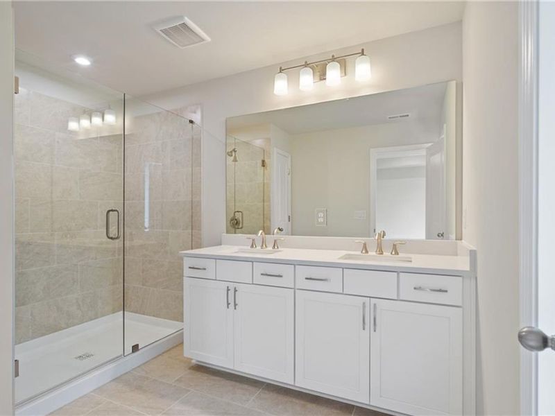 Furnished interior view inside a new home in The Village at Shallowford, Kennesaw (Image 10).