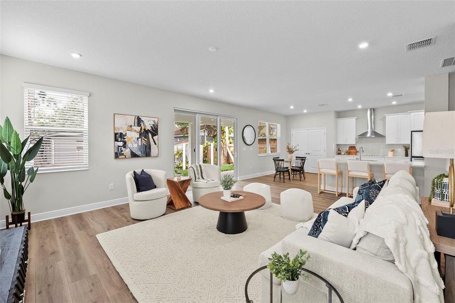 Furnished interior view inside a new home in , St. Petersburg (Image 17).