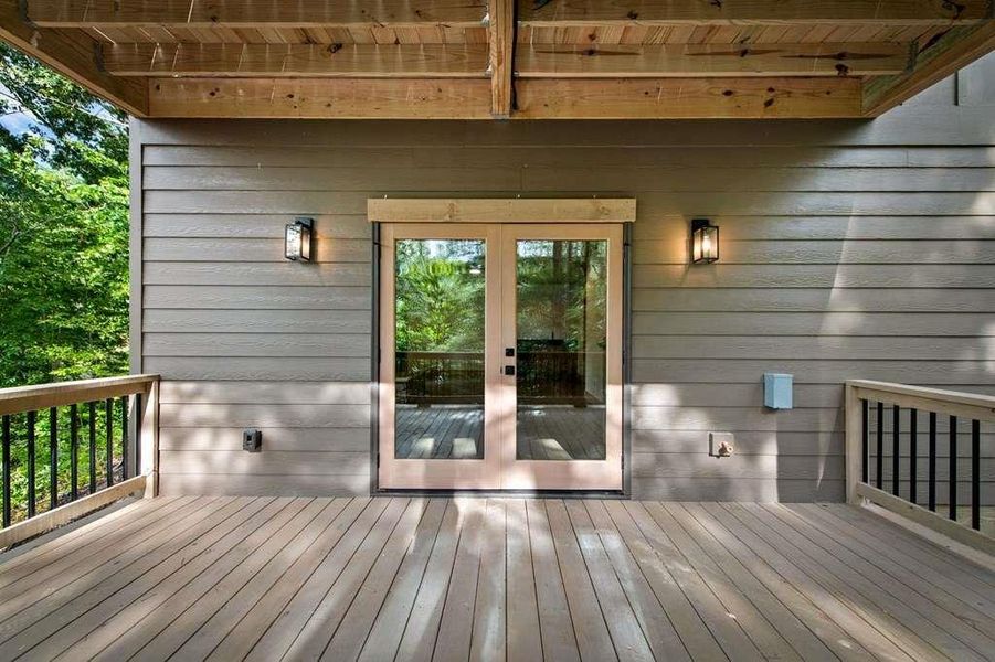 Exterior details and patio area of a home in , Mineral Bluff (Image 4). Exterior details and patio area of a home in , Mineral Bluff (Image 4).