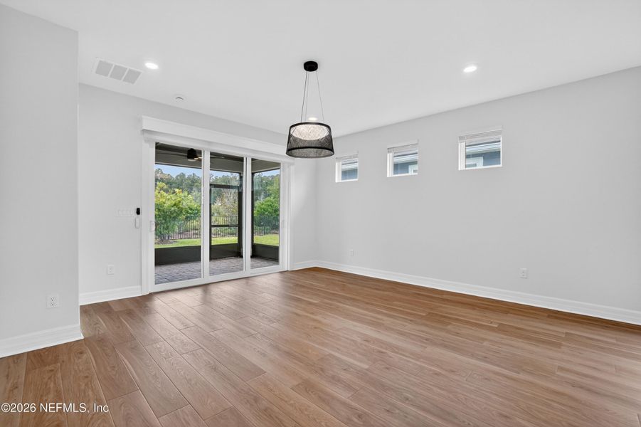 Spacious, unfurnished interior of a new home in Del Webb Wildlight, Wildlight (Image 38). Spacious, unfurnished interior of a new home in Del Webb Wildlight, Wildlight (Image 38).