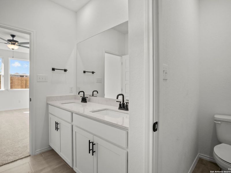 Furnished interior view inside a new home in Comanche Ridge, San Antonio (Image 11).