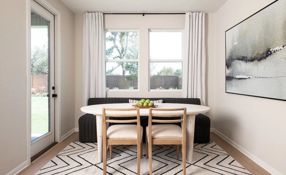 Representative furnished interior of a home built from the Winchester by Ashton Woods in The Trails at Carmel, Pflugerville (Image 6).