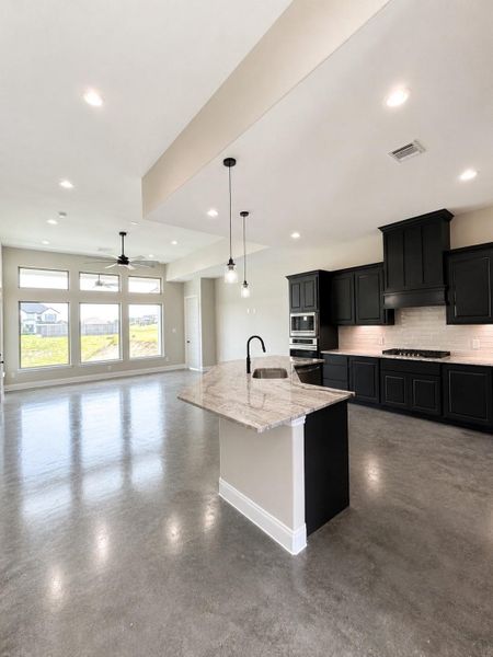 Furnished interior view inside a new home in , Willis (Image 5).