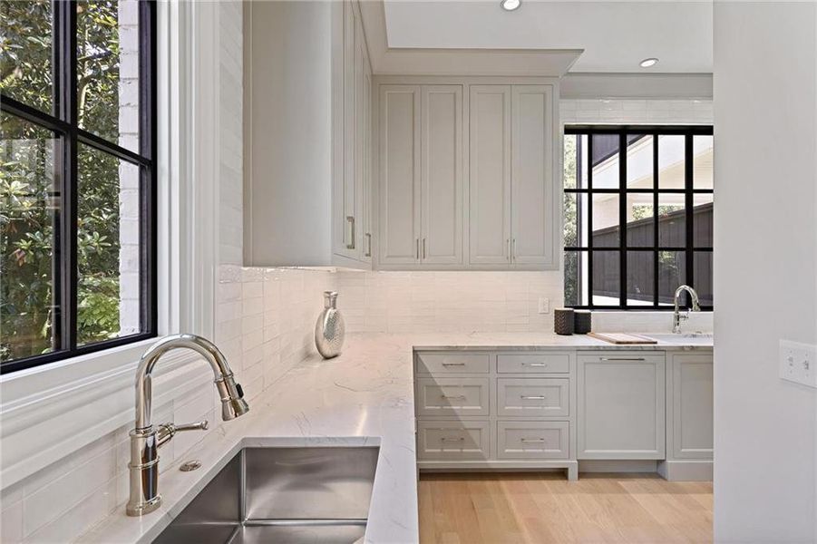 Furnished interior view inside a new home in , Atlanta (Image 8).