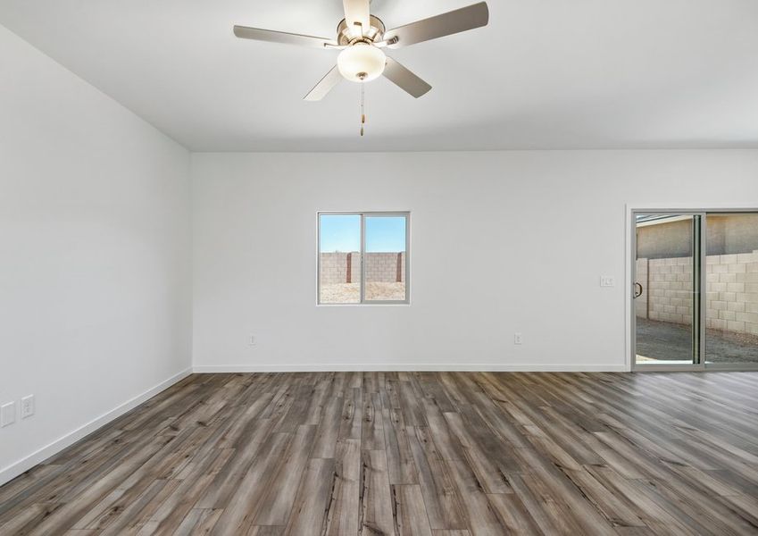 The living room is the perfect place to relax with family after a long day.