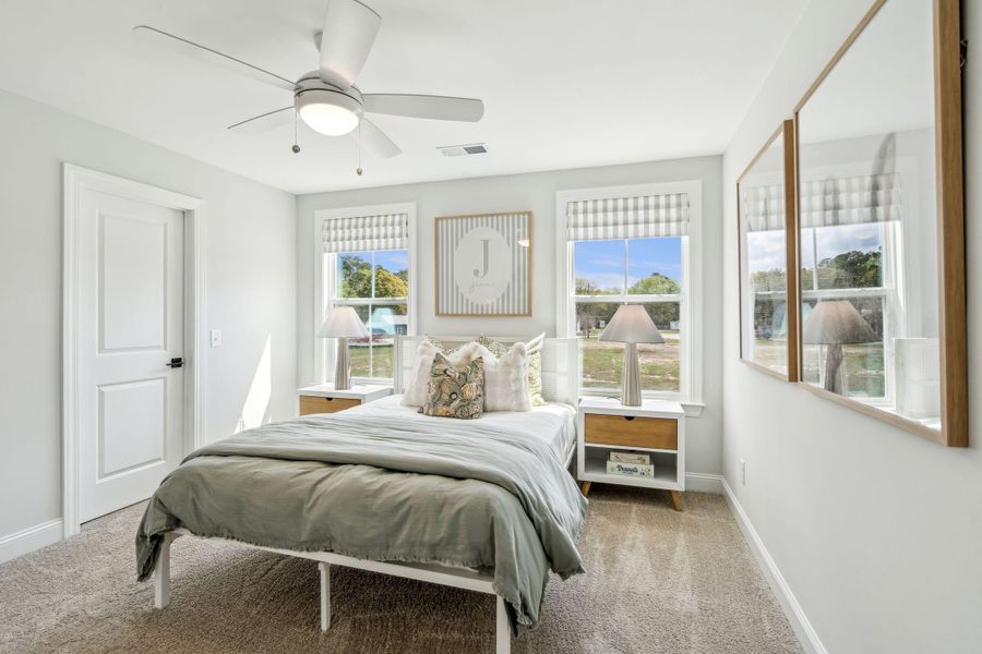 Furnished interior view inside a new home in Sweetgrass Station, Summerville (Image 53). Furnished interior view inside a new home in Sweetgrass Station, Summerville (Image 53).