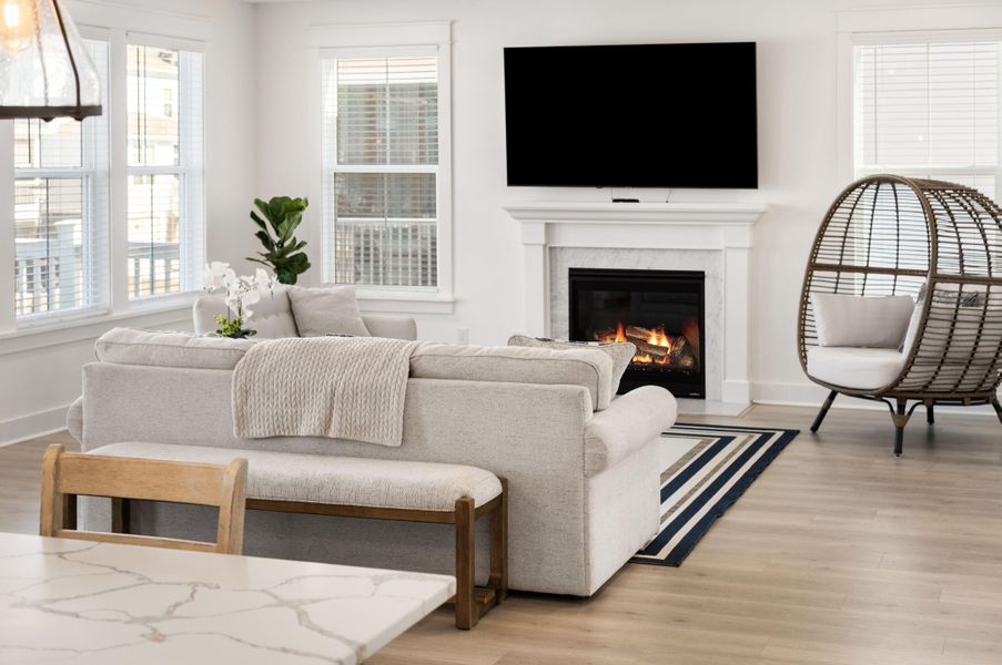 Furnished interior view inside a new home in , Mount Pleasant (Image 54).